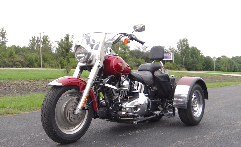 H-D Fatboy - Voyager Standard Motorcycle Trike Kit
